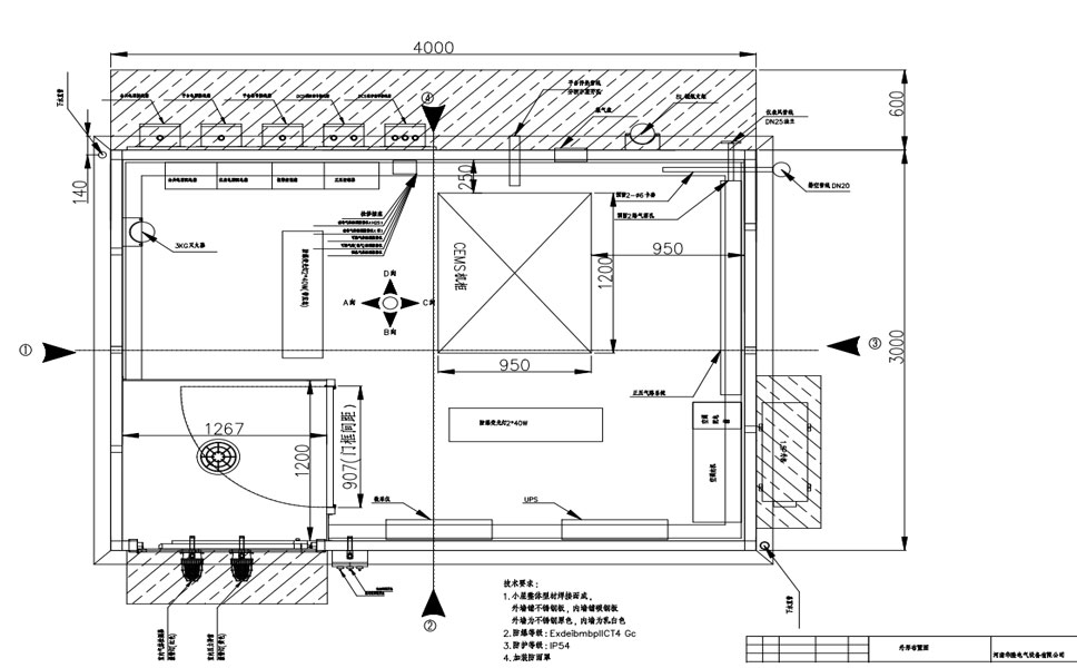 防爆小屋图纸